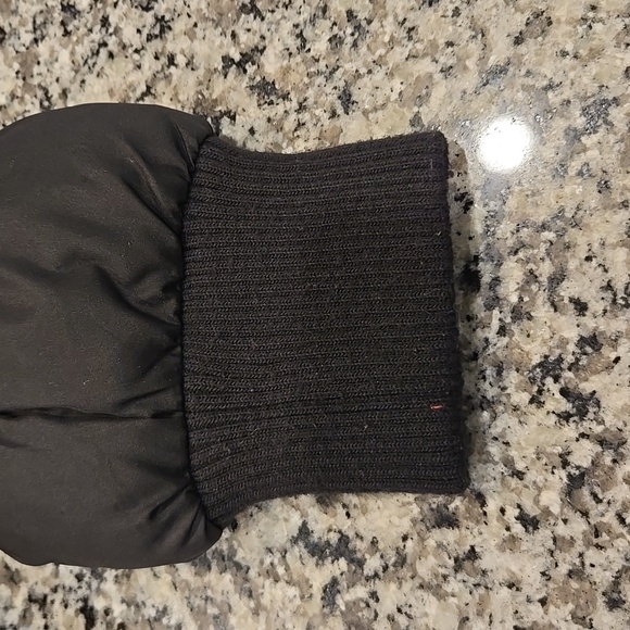 BABY PHAT GIRL'S BLACK/ PURPLE PUFFER . MISSING FAUX FUR LINING ON HOOD. SIZE L - Picture 8 of 11